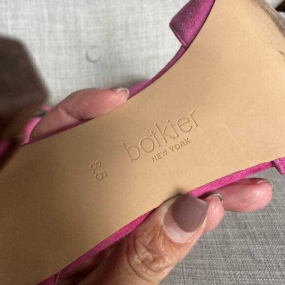 Botkier Anna High Heels Womens Sz 8.5 Ankle Strap Tassel Suede Party Going Out - Picture 10 of 11